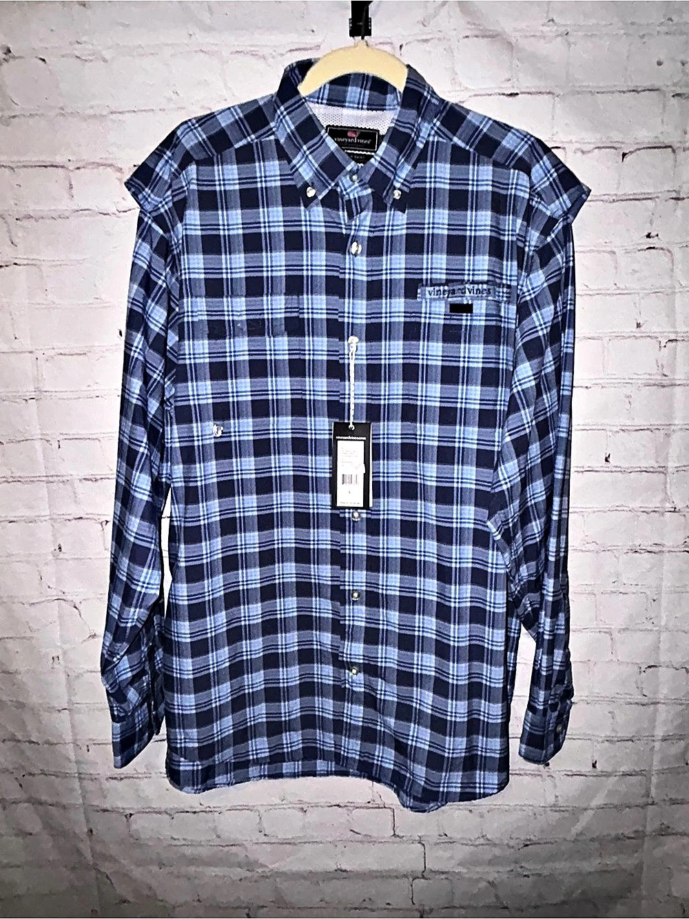 vineyard vines Harbor Shirt men’s size L NWT